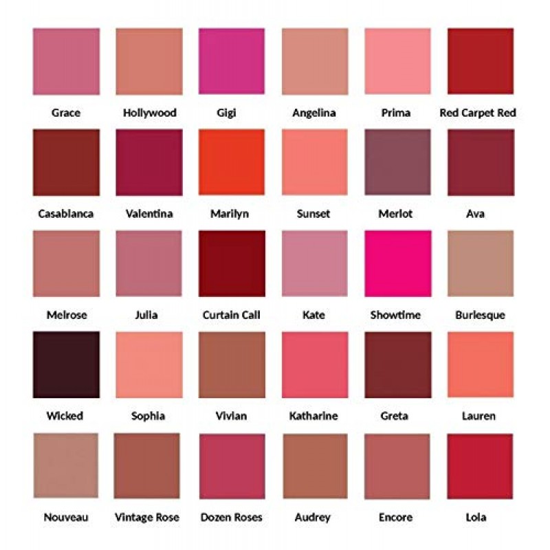 졸리 럭셔리 매트 립스틱 - 하이드레이팅 크리미 포뮬러, 파라벤 프리(안젤리나)