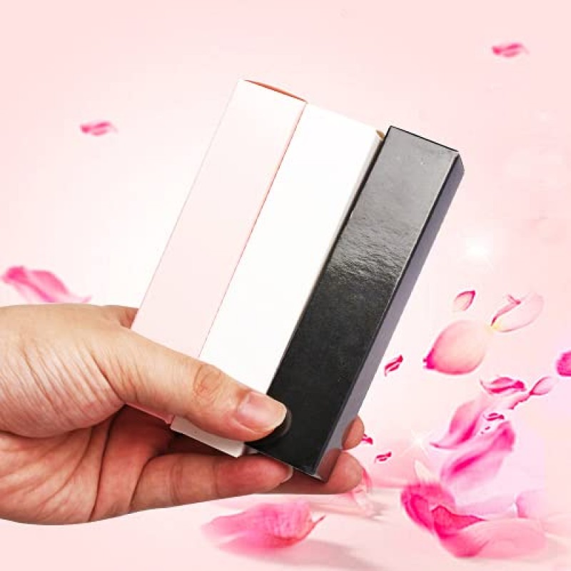 COSIDEA 50 PCS 빈 흰색 립글로스 상자 W25 xW25 xH117mm / W0.98xW0.98xH4.6 인치, 중소기업 도매용 화장품 향수/마스카라 상자 포장, 소형 크래프트 종이 상자 고급 홀더 포장