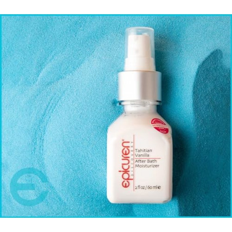 Epicuren Discovery 타히티 바닐라 목욕 후 바디 모이스처라이저, 2 Fl Oz
