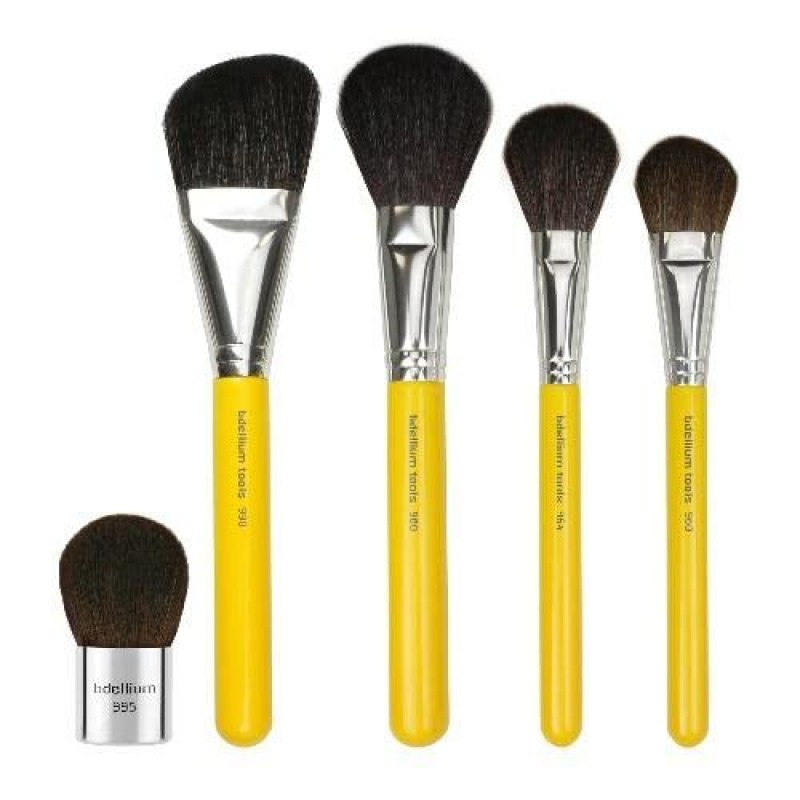 Bdellium Tools 프로페셔널 메이크업 브러쉬 스튜디오 시리즈 - 럭셔리 24개 롤업 파우치가 포함된 브러쉬 세트