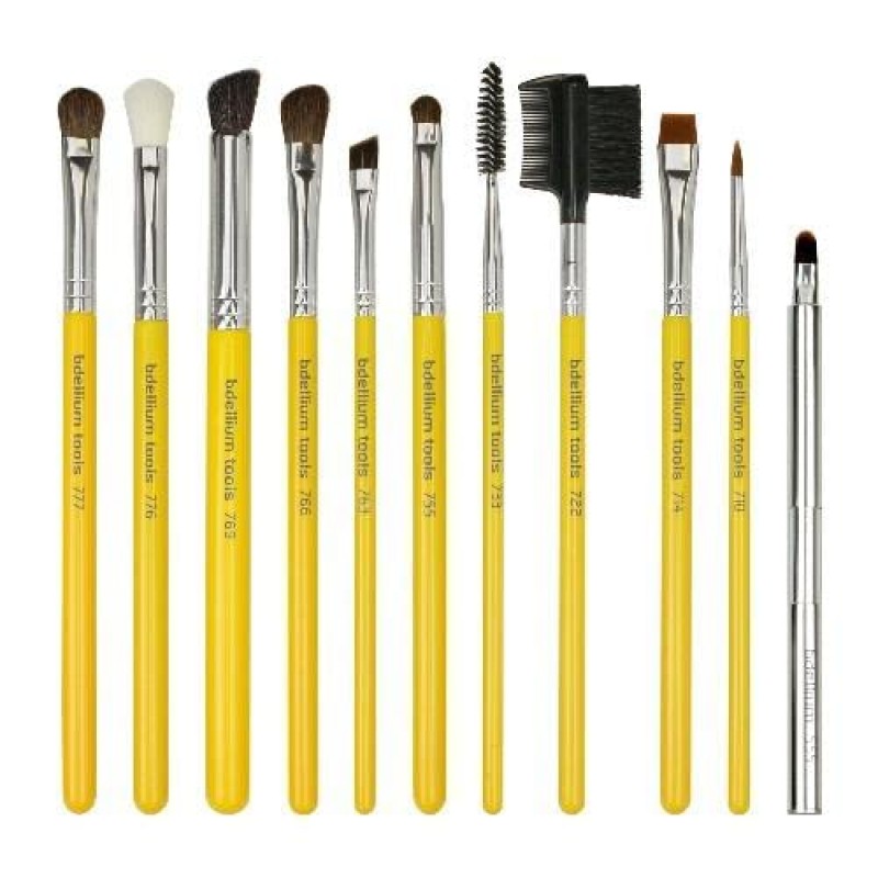 Bdellium Tools 프로페셔널 메이크업 브러쉬 스튜디오 시리즈 - 럭셔리 24개 롤업 파우치가 포함된 브러쉬 세트