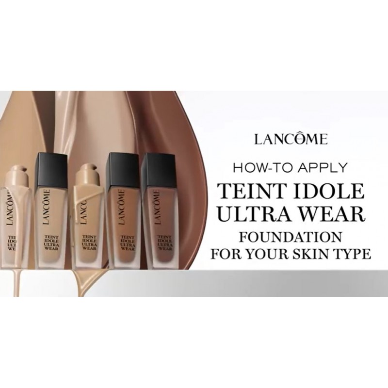 Lancôme Teint Idole 울트라 웨어 빌더블 풀 커버리지 파운데이션 - 롱웨어 & 워터프루프 - 내추럴 매트 마감 - 215C(쿨/핑크색 언더톤의 밝은 피부), 1 Fl Oz