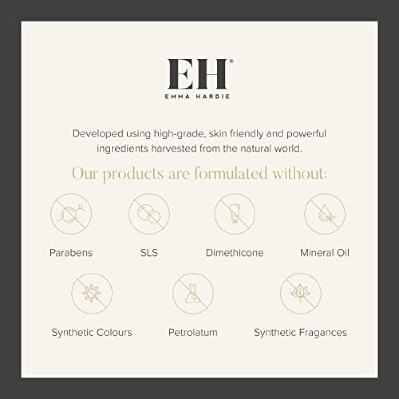 Emma Hardie 모링가 럭셔리 바디 스크럽 - 모링가 오일, 마그네슘, 스위트 아몬드 오일 및 히말라야 핑크 솔트가 함유된 엑스폴리에이팅 바디 스크럽, 바디 엑스폴리에이터