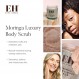 Emma Hardie 모링가 럭셔리 바디 스크럽 - 모링가 오일, 마그네슘, 스위트 아몬드 오일 및 히말라야 핑크 솔트가 함유된 엑스폴리에이팅 바디 스크럽, 바디 엑스폴리에이터