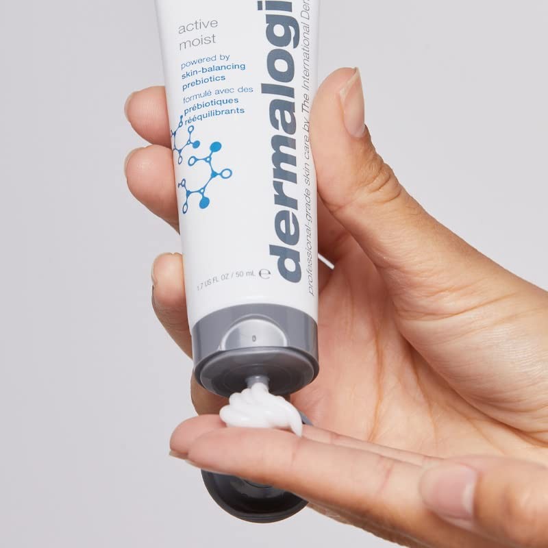 Dermalogica 액티브 모이스트 페이스 모이스처라이저, 오일 프리 경량 데일리 하이드레이팅 로션, 피부 질감을 개선하고 여성과 남성의 표면 탈수 방지에 도움