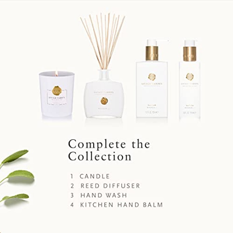 RITUALS Savage Garden Kitchen 럭셔리 핸드 밤 - 세이지 잎 추출물, 시어 버터 & 만다린이 함유된 보습 로션 - 5.9 Fl Oz