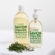 Compagnie de Provence Savon de Marseille 엑스트라 퓨어 액상 비누 - 리바이탈라이징 로즈마리 - 16.7 Fl Oz 유리 펌프병 및 33.8 fl oz 플라스틱 병 리필