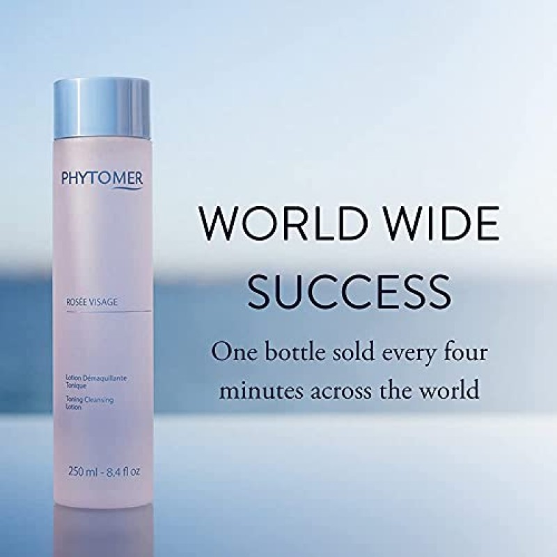PHYTOMER 페이스 클렌저 번들: Rosée Visage, Perfect Visage, 식물성 각질 제거제 - 깨끗하고 탄력 있고 촉촉한 피부를 위한 럭셔리 스킨케어
