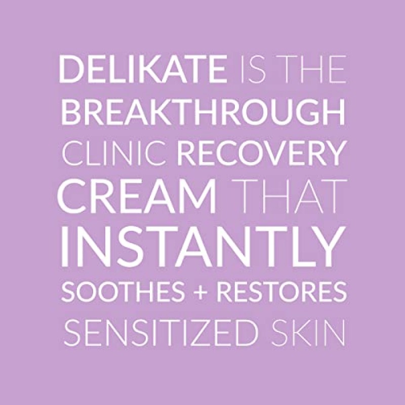 Kate Somerville DeliKate Recovery Cream – 임상적으로 공식화된 하이드레이팅 트리트먼트 – 스트레스를 받거나 민감한 피부를 위한 자극 및 홍조 완화