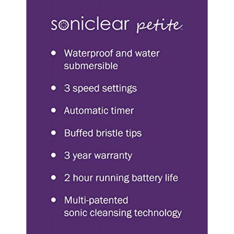 Michael Todd Beauty – Sonicclear Petite – 페이셜 클렌징 브러시 시스템 – 3단 전동 엑스폴리에이팅 페이스 브러시