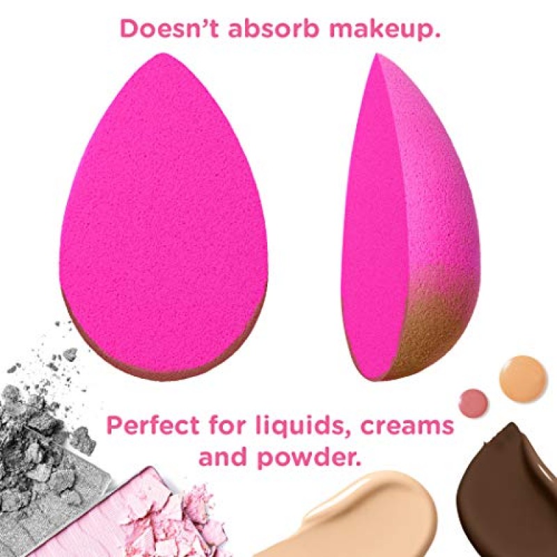 Beautyblender 크라운 주얼스 블렌더 에센셜 키트에는 리퀴드 파운데이션, 파우더, 크림용 메이크업 블렌더 4개와 스펀지 청소용 클렌저 4개가 포함되어 있으며 비건 및 동물 실험을 하지 않으며 미국산입니다.