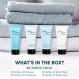 H2O 테라피 호텔 비누 및 세면도구 대량 세트 | 호텔 및 에어비앤비를 위한 1-Shoppe 올인키트 편의시설 | .85oz 호텔 샴푸 & 컨디셔너, 바디 워시 & 바디 로션 여행용 사이즈 | 80개