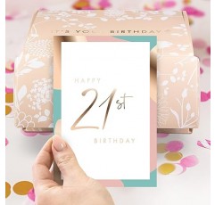 Luxe England Gifts 여성을 위한 21번째 생일 선물 - 영국에서 디자인된 21번째 생일을 위한 럭셔리 선물 바구니 – 여성을 위한 독특한 고급 생일 선물 베스트 프렌드, 자매, 딸
