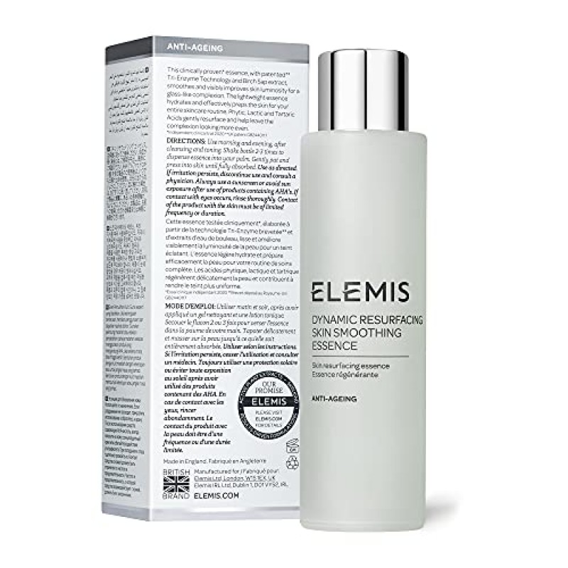 Elemis 다이나믹 리서페이싱 스킨 스무딩 에센스, 3.38 fl. 온스