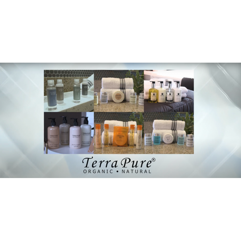 Terra Pure Eco Botanics 바디 워시, 소매 크기 호텔 편의 시설, 10.14 온스. (24건)