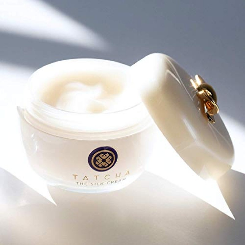 TATCHA 퍼밍 너리쉬먼트 AM + PM 듀오: 더 실크 크림 + 인디고 오버나이트 리페어