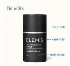 ELEMIS 남성용 데일리 모이스처 부스트 | 가벼운 포스트 쉐이브 데이 로션은 상쾌하고 재충전된 피부를 위해 수분을 공급하고 진정시키며 영양을 공급하고 진정시킵니다 | 1.6 플로리다 오즈