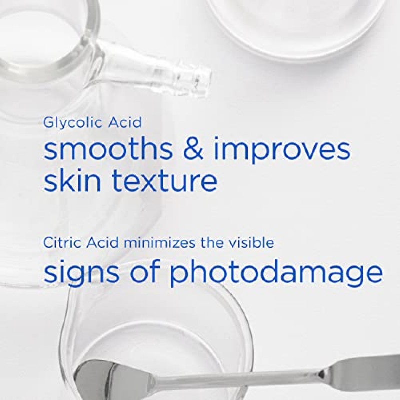 NEOSTRATA GLYCOLIC RENEWAL 스무딩 크림 텍스처 리파이닝 모이스처라이저, 글리콜산 및 구연산 함유, 시어 버터 논코메도제닉, 1.4온스(1팩)