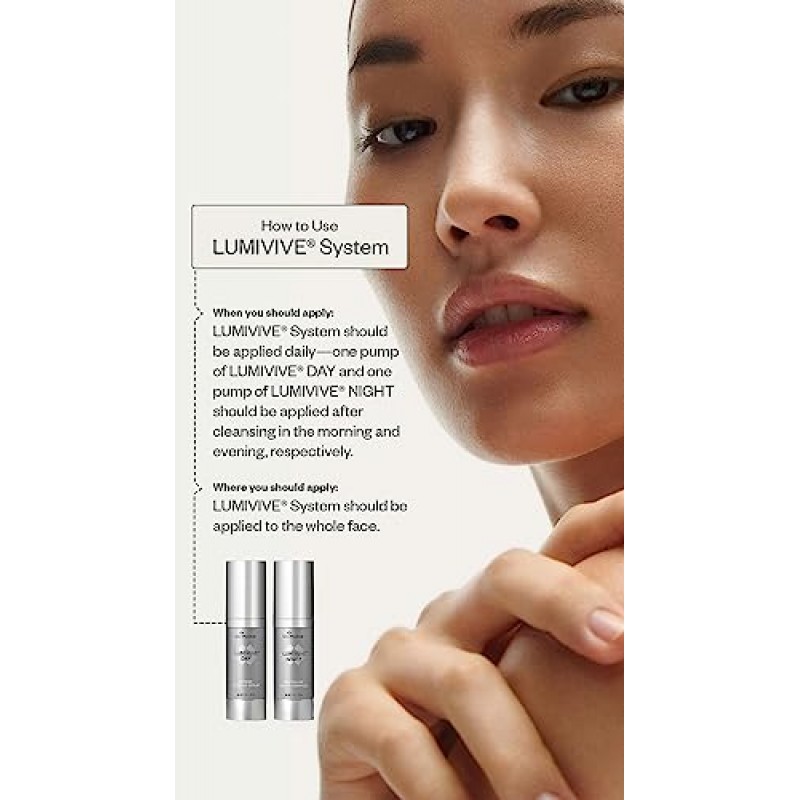 SkinMedica Lumivive 데이 & 나이트 시스템 세트, 2피스 세트