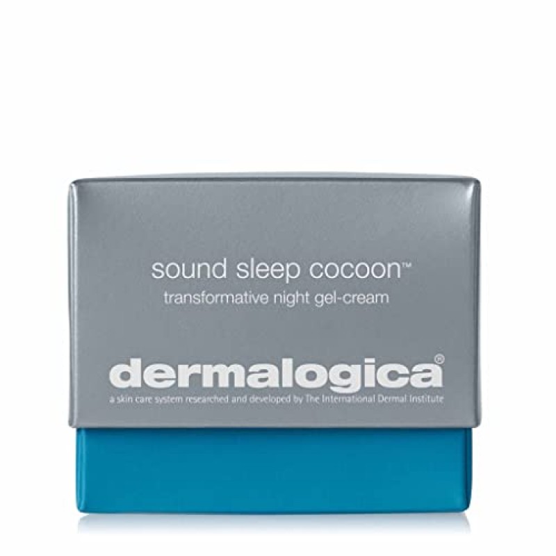 Dermalogica 사운드 슬립 코쿤(1.7 Fl Oz) 에센셜 오일이 함유된 페이스 모이스처라이저 젤 - 윤기 있고 건강해 보이는 피부를 위한 편안한 수면을 촉진합니다.