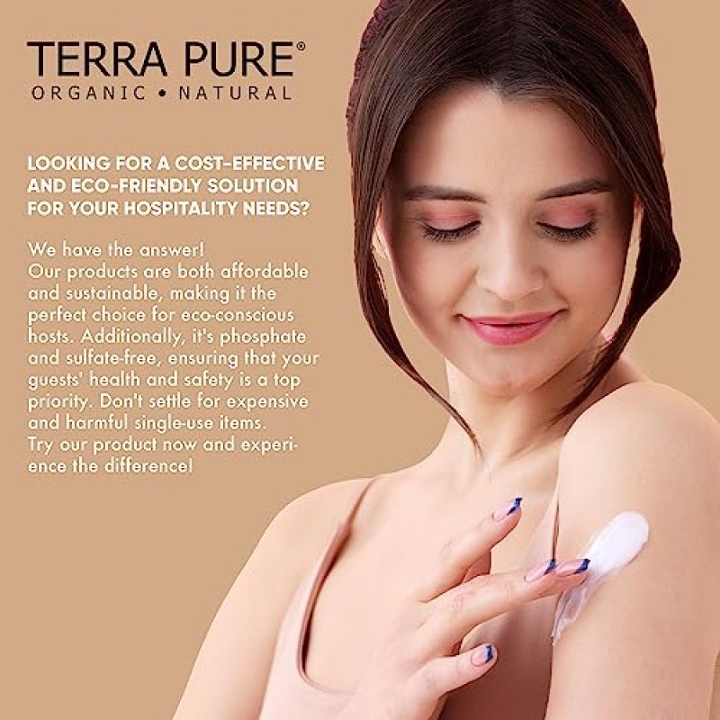 Terra Pure 녹차 로션, 10.14 온스. 유기농 꿀과 알로에베라 함유(24개입)