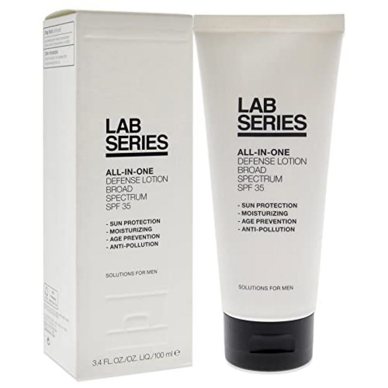 Lab Series 올인원 디펜스 로션 SPF 35 로션 남성용 3.4온스