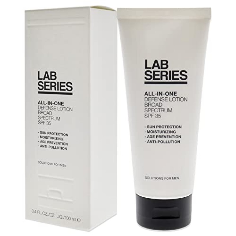 Lab Series 올인원 디펜스 로션 SPF 35 로션 남성용 3.4온스