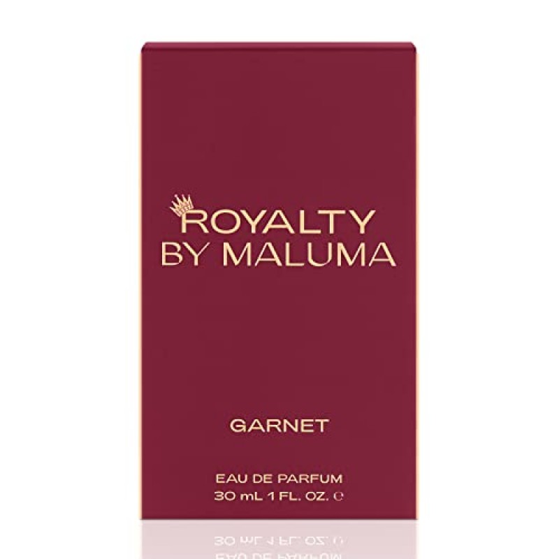 ROYALTY BY MALUMA Garnet - 남성용 향수 - 활기차고 대담한 향 - 라벤더와 핑크 페퍼 향으로 시작 - 데이트 밤이나 저녁 외출에 적합 - 1온스 EDP 스프레이