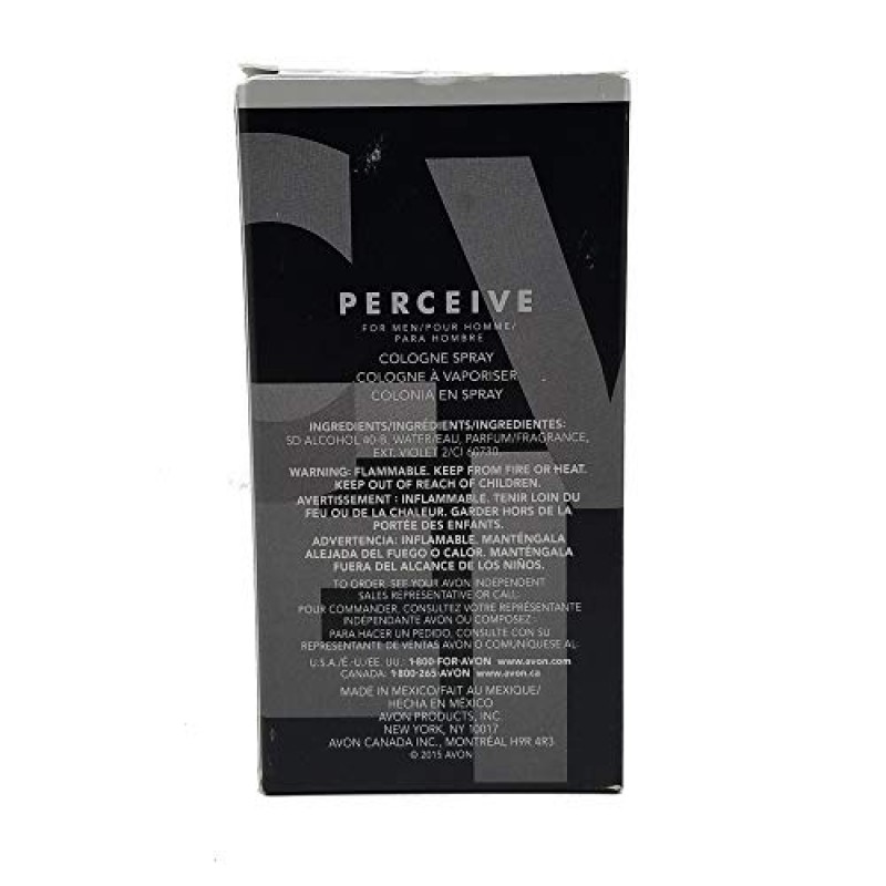 Perceive by Avon 코롱 스프레이 3.4온스 남성용