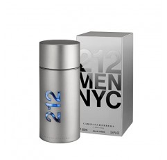 Carolina Herrera 212 남성용 향수 - 시대를 초월한 향기 - 따뜻한 샌들우드 - 프레시 노트 - 아름답고 밝은 향기 - 관능적인 후추 향신료가 함유된 에너지 그린 - Edt 스프레이 - 3.4온스