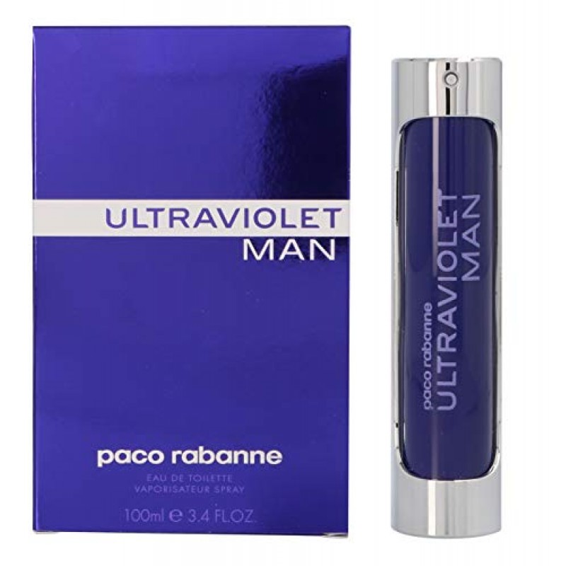 Paco Rabanne Ultraviolet Men 오드화장실 스프레이, 3.4온스