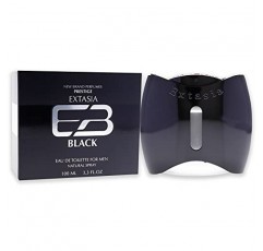 새로운 브랜드 Extasia 블랙 EDT 스프레이 남성용 3.4온스