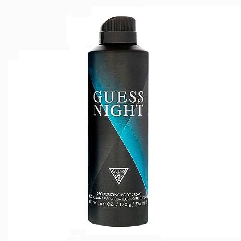 GUESS Night 3피스 선물 세트 3.4온스 EDT 스프레이, 6.0온스 바디 스프레이, 6.7온스 샤워 젤 선물 세트