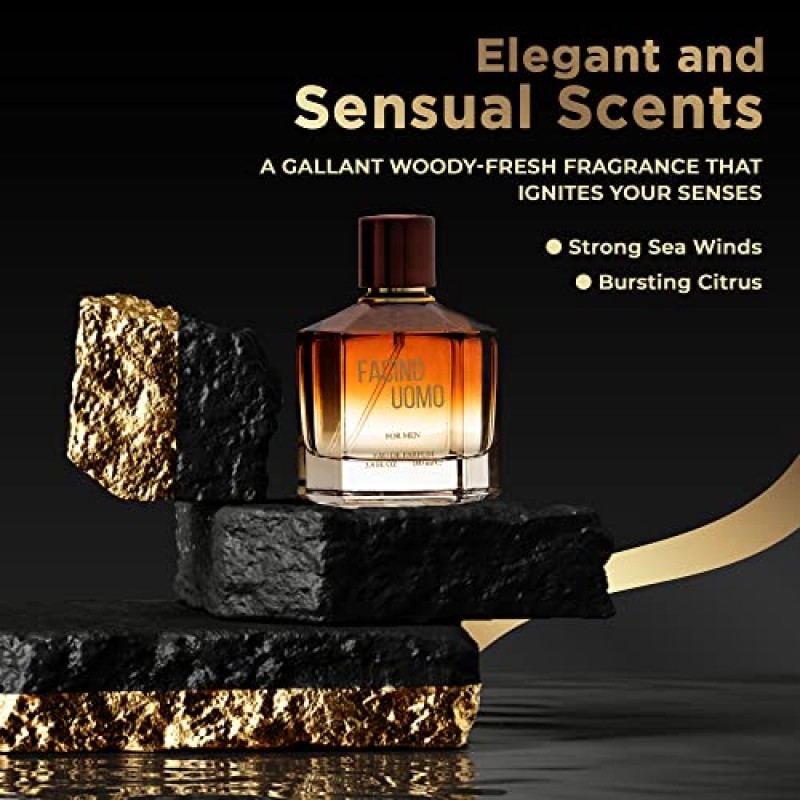 인빅터스 남성 코롱의 향기에서 영감을 받은 Regal Fragrances Mens Cologne - 우아한 시트러스 & 센슈얼 우드 향, 3.4 Fl Oz (100 ML)