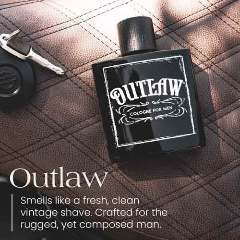 Tru Fragrance & Beauty Western Outlaw 남성용 코롱, 3.4fl oz(100ml) - 아이코닉하고 남성적이며 깨끗함