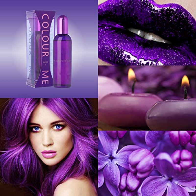 COLOR ME Purple - 여성용 향수 - 1.7온스 퍼퓸 드 뚜왈렛, 제조사 Milton-Lloyd