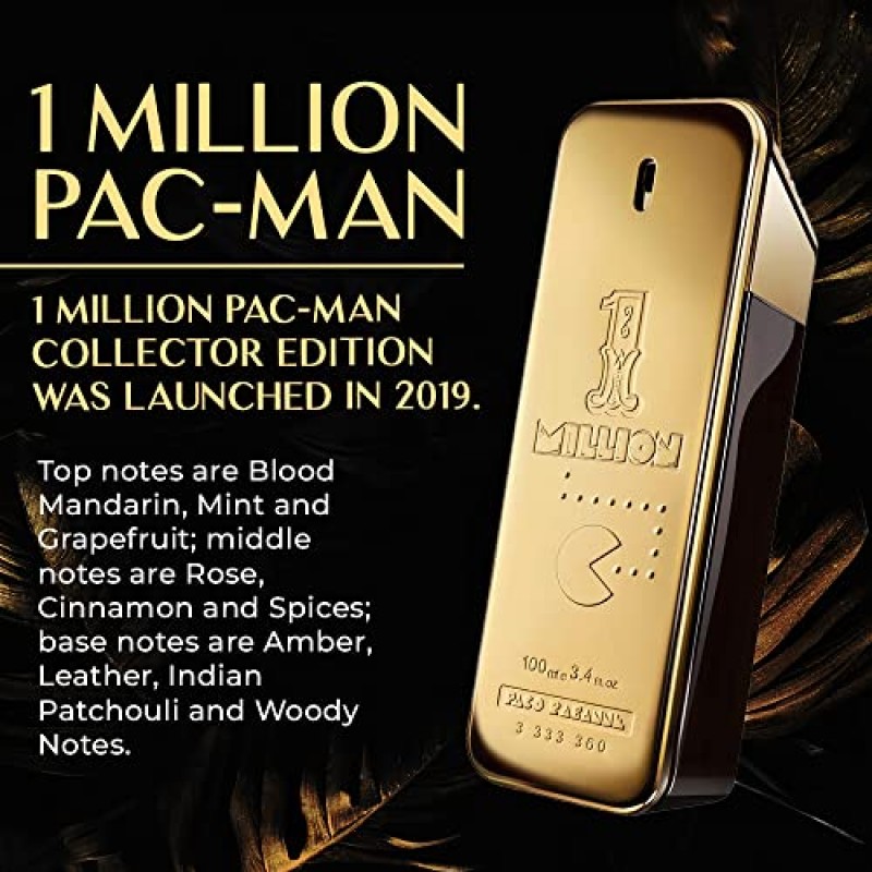 1 Million By Paco Rabanne 남성용 오드 뜨왈렛 테스터 3.4 fl oz 100 ml