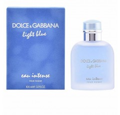 Dolce & Gabbana 라이트 블루 인텐스 남성용 오 드 퍼퓸 스프레이, 3.3 Fl Oz