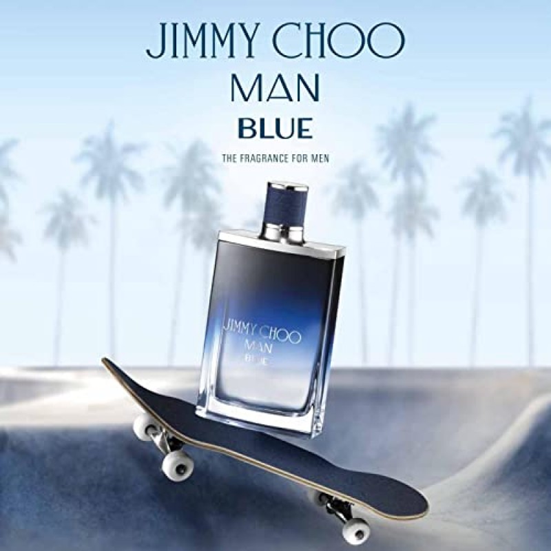 JIMMY CHOO 맨 블루 오드뚜왈렛 스프레이, 3.3 Fl Oz