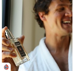 Geir Ness 남성용 오 드 퍼퓸 스프레이 - 오랫동안 지속되는 신선하고 시원한 향기 - 상쾌한 노르웨이 산 향기 혼합 - 3.4온스