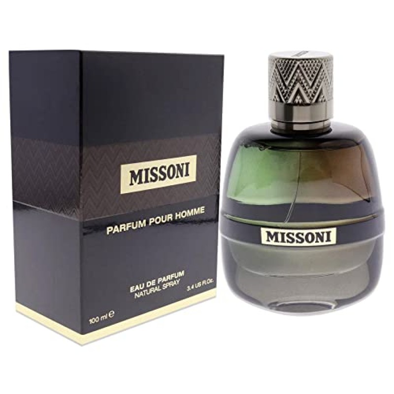 Missoni Missoni 뿌르 옴므 맨 EDP 스프레이, 3.4 Fl Oz (1팩)