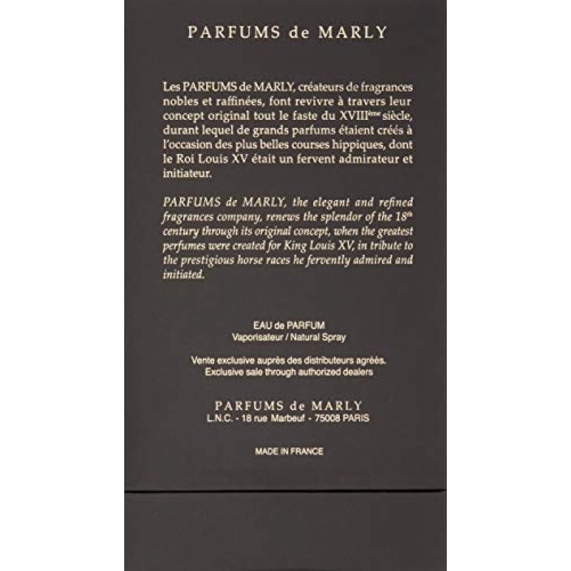 PARFUMS DE MARLY - 합단 - 4.2 Fl Oz - 남성용 오 드 퍼퓸 - 탑 노트 향, 사프란 - 하트 노트 사과, 아가우드, 로즈 - 베이스 노트 앰버, 말톨, 오포포낙스 - 125ml