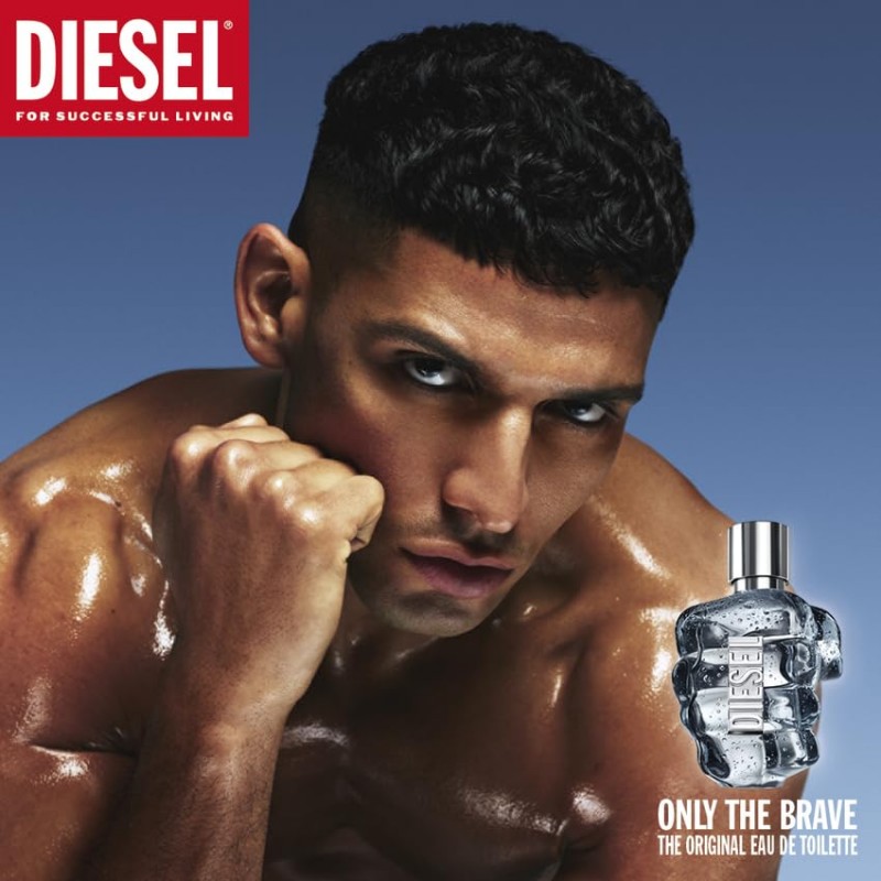 Diesel Only the Brave 남성용, 2피스 선물 세트 - 1.7 Fl Oz + 3.4 Fl Oz 샤워 젤