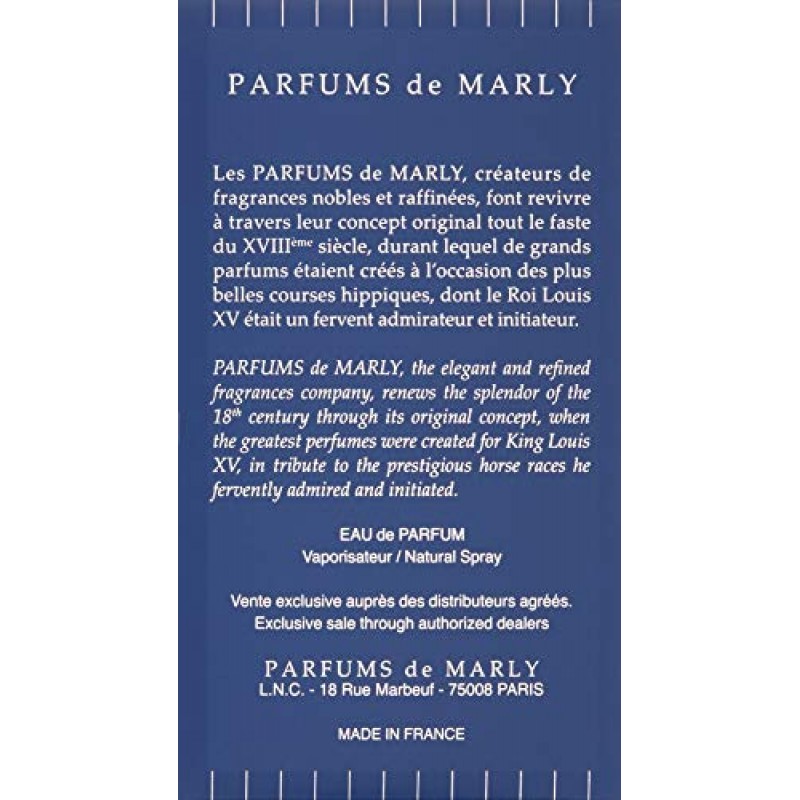 PARFUMS de MARLY - 퍼시발 - 2.5 Fl Oz - 남성용 오 드 퍼퓸 - 탑 노트 베르가못, 만다린, 핑크 페퍼 - 하트 노트 라벤더, 제라늄, 카다몬 - 베이스 노트 발삼 전나무, 우디 스파이스 - 75ml