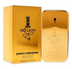 Paco Rabanne 1 Million By Paco Rabanne 남성용 오드 뜨왈렛 스프레이, 1.7 Fl Oz / 50 Ml