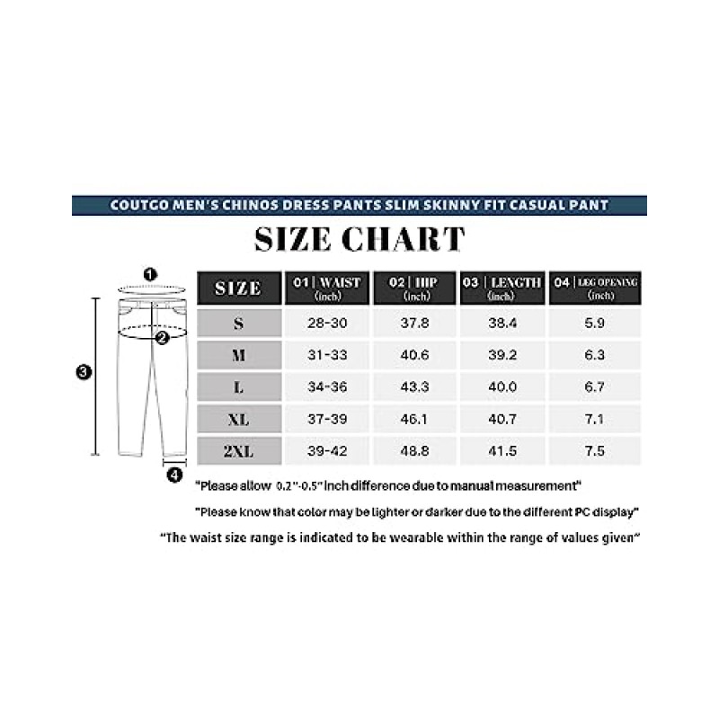 남성 치노 슬림핏 팬츠 플랫 프론트 스트레치 스키니 테이퍼드 드레스 팬츠 컴포트 캐주얼 솔리드 바지