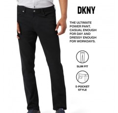 DKNY 남성용 바지 - 남성용 5포켓 바지 | 남성용 스트레치 캐주얼 바지 슬림핏 바지 - 남성용 퍼포먼스 바지