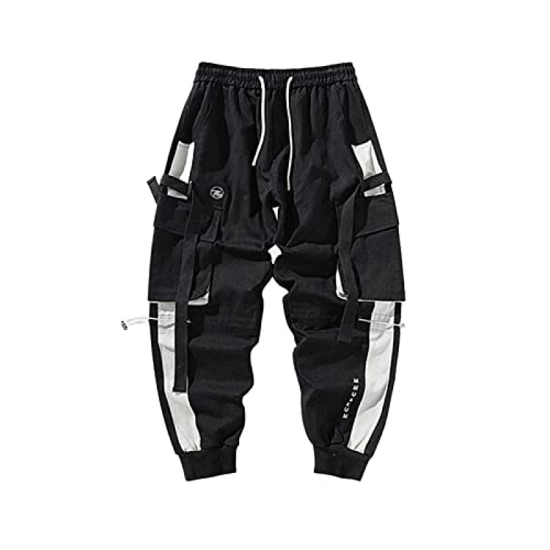 Aelfric Eden Mens Techwear 조깅 바지 긴 멀티 포켓 야외 패션 캐주얼 조깅 쿨 팬츠