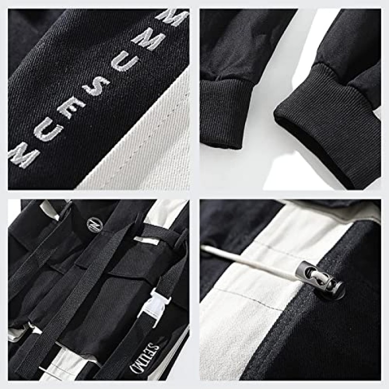 Aelfric Eden Mens Techwear 조깅 바지 긴 멀티 포켓 야외 패션 캐주얼 조깅 쿨 팬츠