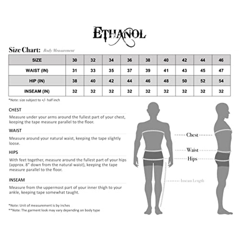 ETHANOL 남성용 세련된 사이드 스트라이프가 있는 매우 편안한 바지 바지